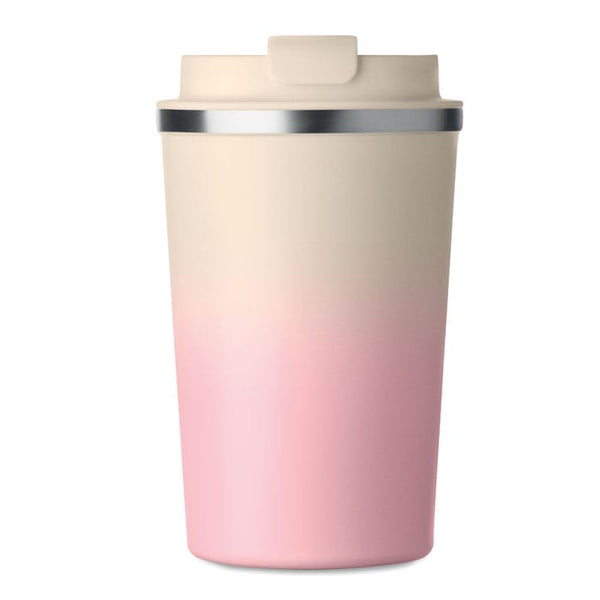 Bicchiere doppio strato 350 ml Recycled - personalizzabile con logo
