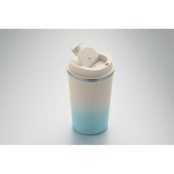 Bicchiere doppio strato 350 ml Recycled - personalizzabile con logo