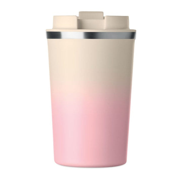 Bicchiere doppio strato 350 ml Recycled - personalizzabile con logo