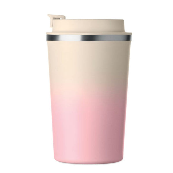 Bicchiere doppio strato 350 ml Recycled - personalizzabile con logo