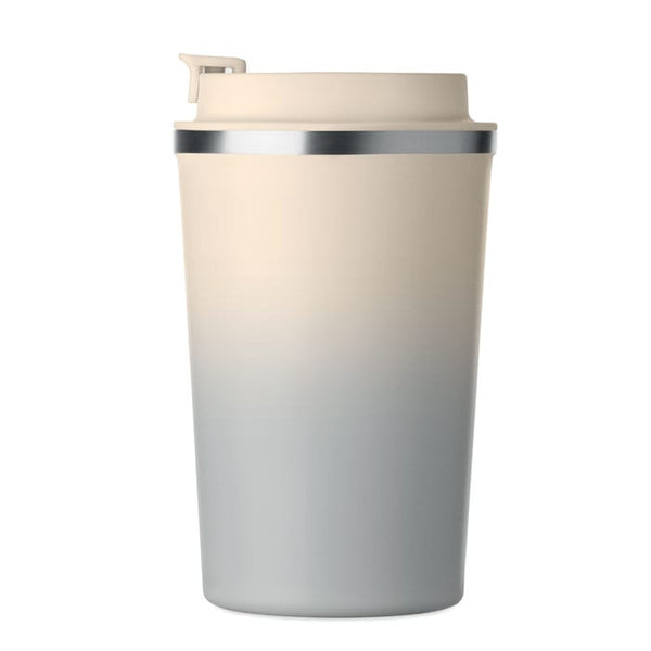 Bicchiere doppio strato 350 ml Recycled - personalizzabile con logo