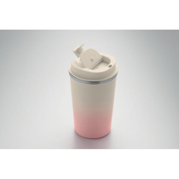 Bicchiere doppio strato 350 ml Recycled - personalizzabile con logo