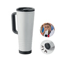 Bicchiere doppio strato 700 ml Bianco - personalizzabile con logo