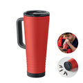 Bicchiere doppio strato 700 ml Rosso - personalizzabile con logo