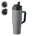 Bicchiere doppio strato 900 ml Grigio - personalizzabile con logo