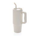 Bicchiere Embrace deluxe in r-Acciaio RCS 900ml beige - personalizzabile con logo