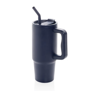 Bicchiere Embrace deluxe in r-Acciaio RCS 900ml blu navy - personalizzabile con logo