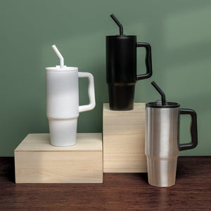 Bicchiere Embrace deluxe in r-Acciaio RCS 900ml - personalizzabile con logo