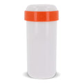 Bicchiere ermetico Fresh 360ml White / arancione - personalizzabile con logo