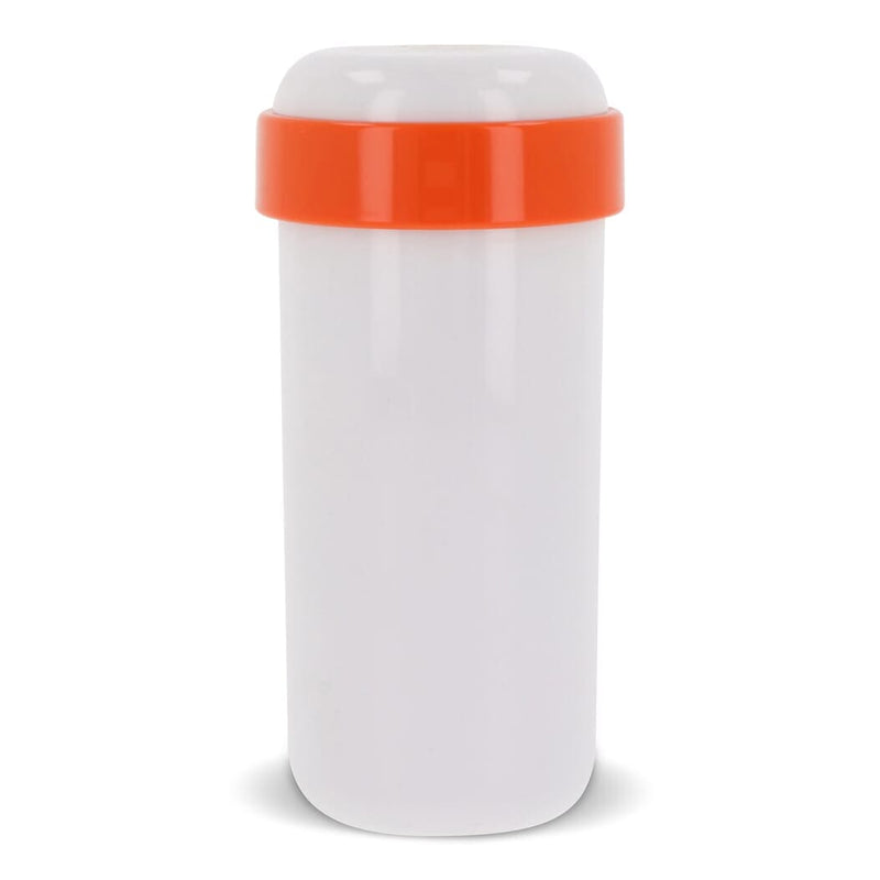 Bicchiere ermetico Fresh 360ml White / arancione - personalizzabile con logo
