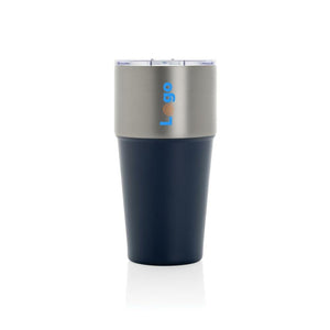 Bicchiere Fluid in r-acciaio RCS 500ml - personalizzabile con logo