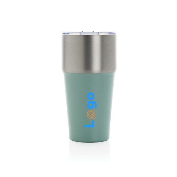 Bicchiere Fluid in r-acciaio RCS 500ml - personalizzabile con logo