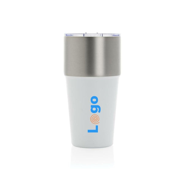Bicchiere Fluid in r-acciaio RCS 500ml - personalizzabile con logo