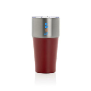 Bicchiere Fluid in r-acciaio RCS 500ml - personalizzabile con logo