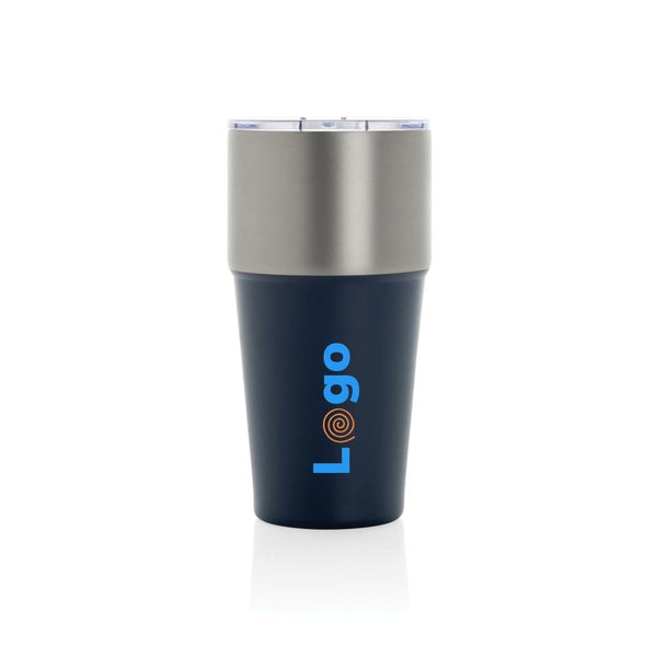 Bicchiere Fluid in r-acciaio RCS 500ml - personalizzabile con logo