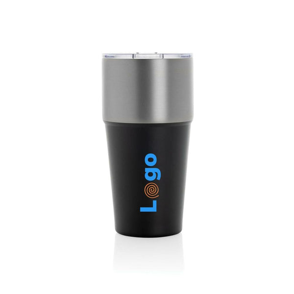 Bicchiere Fluid in r-acciaio RCS 500ml - personalizzabile con logo