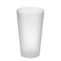Bicchiere in PP da 550 ml bianco - personalizzabile con logo