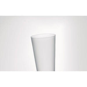 Bicchiere in PP da 550 ml bianco - personalizzabile con logo