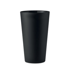 Bicchiere in PP da 550 ml Nero - personalizzabile con logo