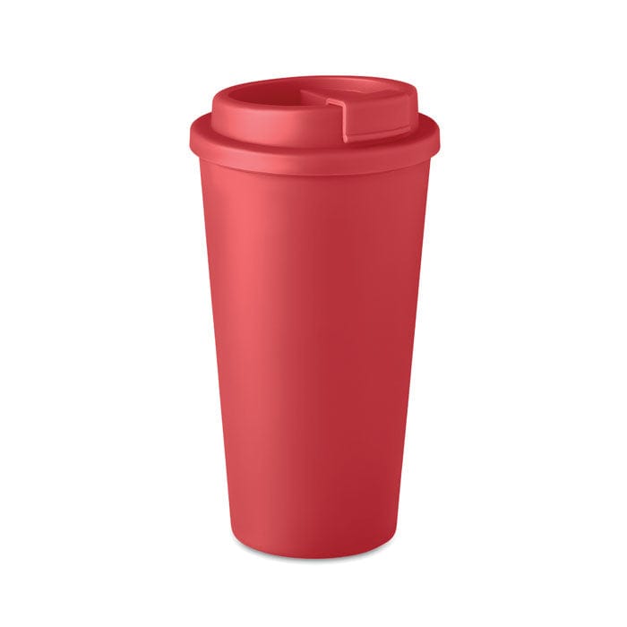 Bicchiere in PP rosso - personalizzabile con logo