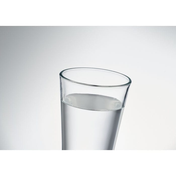 Bicchiere in vetro 300ml trasparente - personalizzabile con logo
