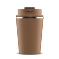 Bicchiere InSideOut T-cup 280ml Marrone - personalizzabile con logo