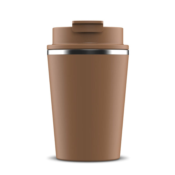 Bicchiere InSideOut T-cup 280ml Marrone - personalizzabile con logo