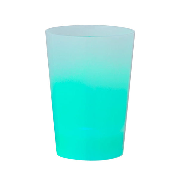 Bicchiere luminoso Armos bianco - personalizzabile con logo