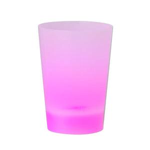 Bicchiere luminoso Armos bianco - personalizzabile con logo