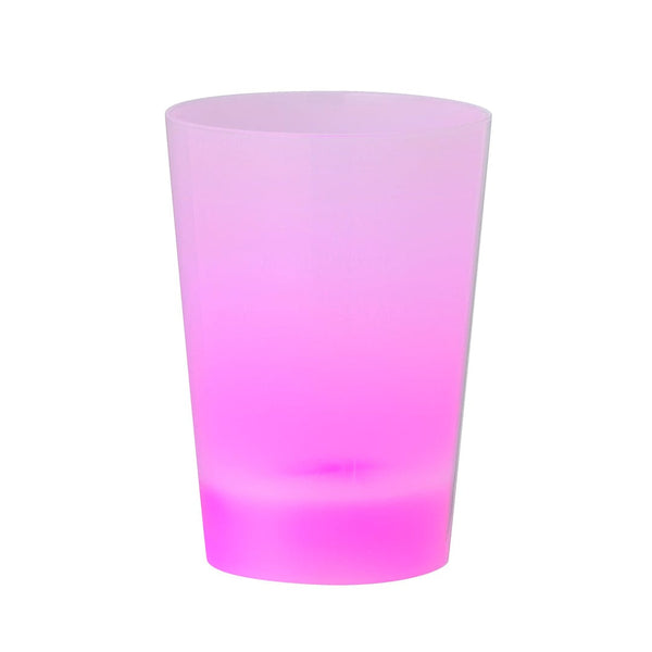 Bicchiere luminoso Armos bianco - personalizzabile con logo