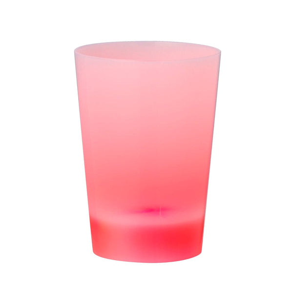 Bicchiere luminoso Armos bianco - personalizzabile con logo