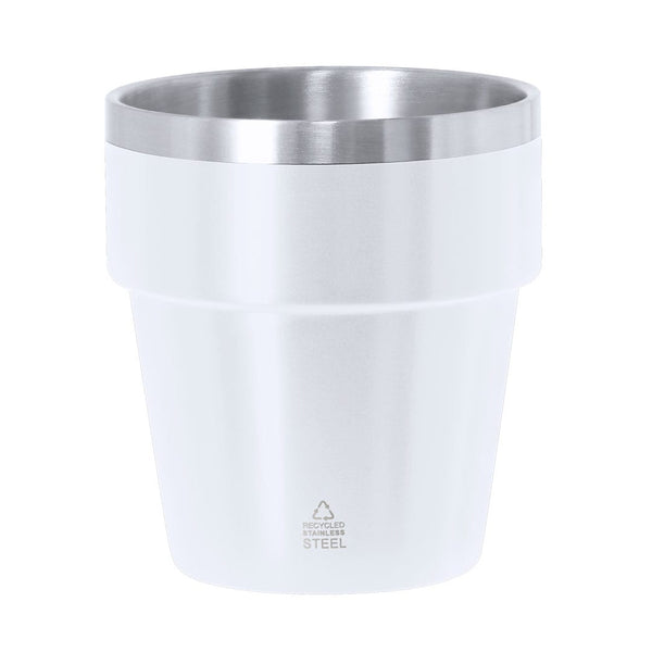 Bicchiere Mayden bianco - personalizzabile con logo