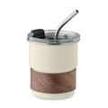 Bicchiere mono strato 260 ml beige - personalizzabile con logo
