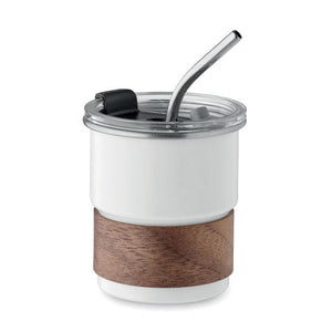 Bicchiere mono strato 260 ml Bianco - personalizzabile con logo