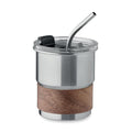 Bicchiere mono strato 260 ml Color argento - personalizzabile con logo