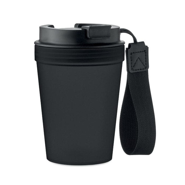 Bicchiere monostrato 300 ml Nero - personalizzabile con logo