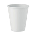 Bicchiere monostrato in PLA Bianco - personalizzabile con logo