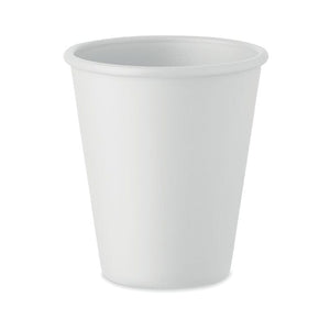 Bicchiere monostrato in PLA Bianco - personalizzabile con logo