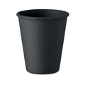 Bicchiere monostrato in PLA Nero - personalizzabile con logo