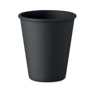 Bicchiere monostrato in PLA Nero - personalizzabile con logo
