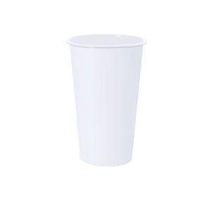 Bicchiere Niklas 500 ml bianco - personalizzabile con logo