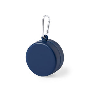 Bicchiere Pieghevole Jado blu navy - personalizzabile con logo