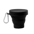 Bicchiere Pieghevole Klimt nero - personalizzabile con logo