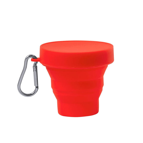 Bicchiere Pieghevole Klimt rosso - personalizzabile con logo