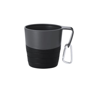 Bicchiere Pieghevole Mibar nero - personalizzabile con logo