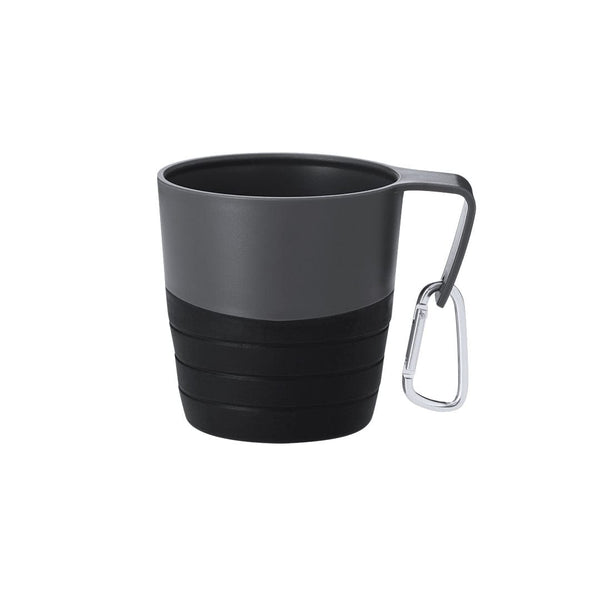 Bicchiere Pieghevole Mibar nero - personalizzabile con logo