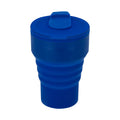 Bicchiere Pieghevole Roric blu - personalizzabile con logo