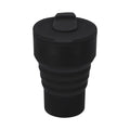 Bicchiere Pieghevole Roric nero - personalizzabile con logo