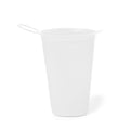 Bicchiere Pieghevole Sabik trasparente - personalizzabile con logo