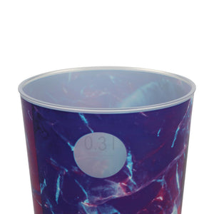 Bicchiere riutilizzabile personalizzato all over - 300ml - personalizzabile con logo